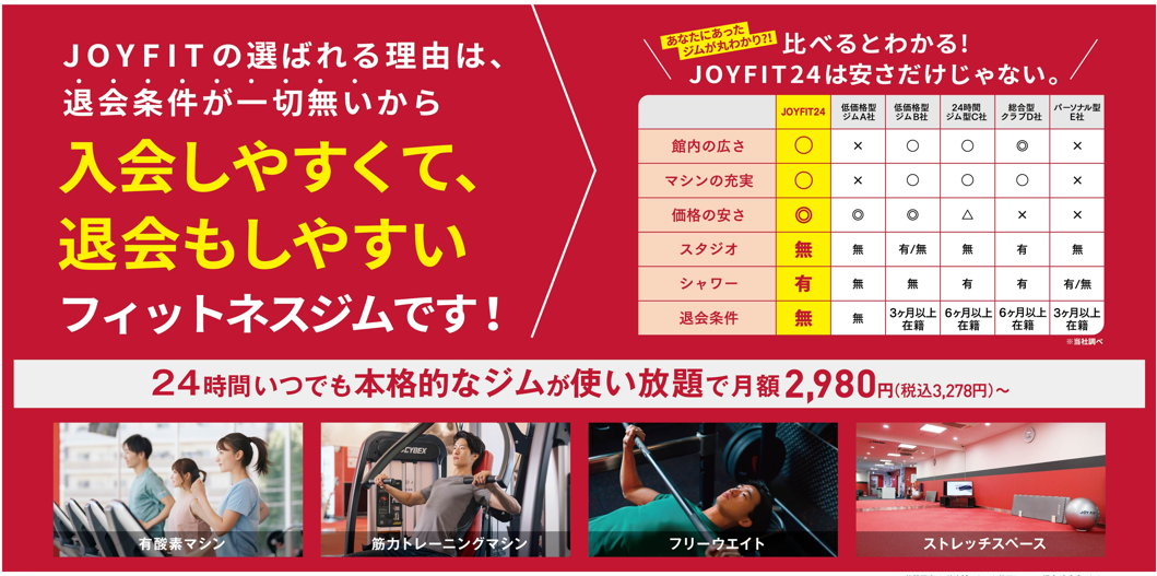 JOYFIT24 ジムLITE 武蔵小金井